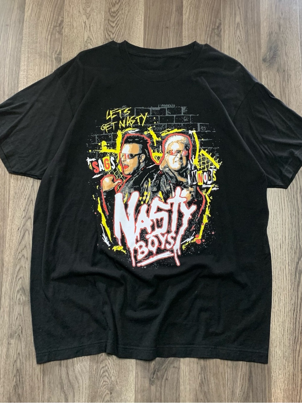 Y2K 2000s Nasty Boys Wrestling Tag Team Shirt